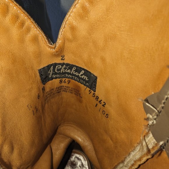 J Chisholm hand crafted 6M lizard boots - Picture 8 of 9